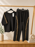 Nina  Leopard stripe Co-ord