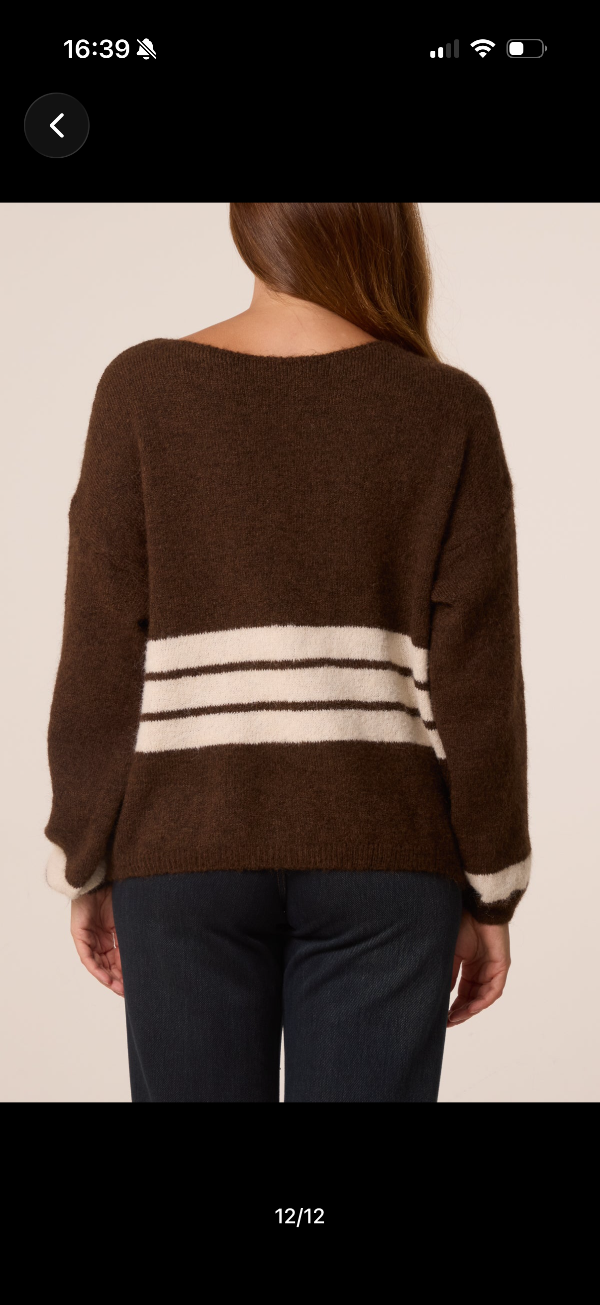 Aria stripped round neck jumper
