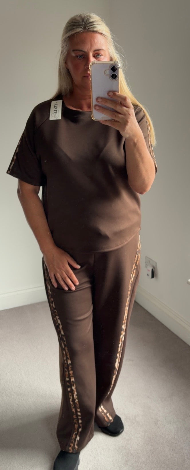 Nina  Leopard stripe Co-ord