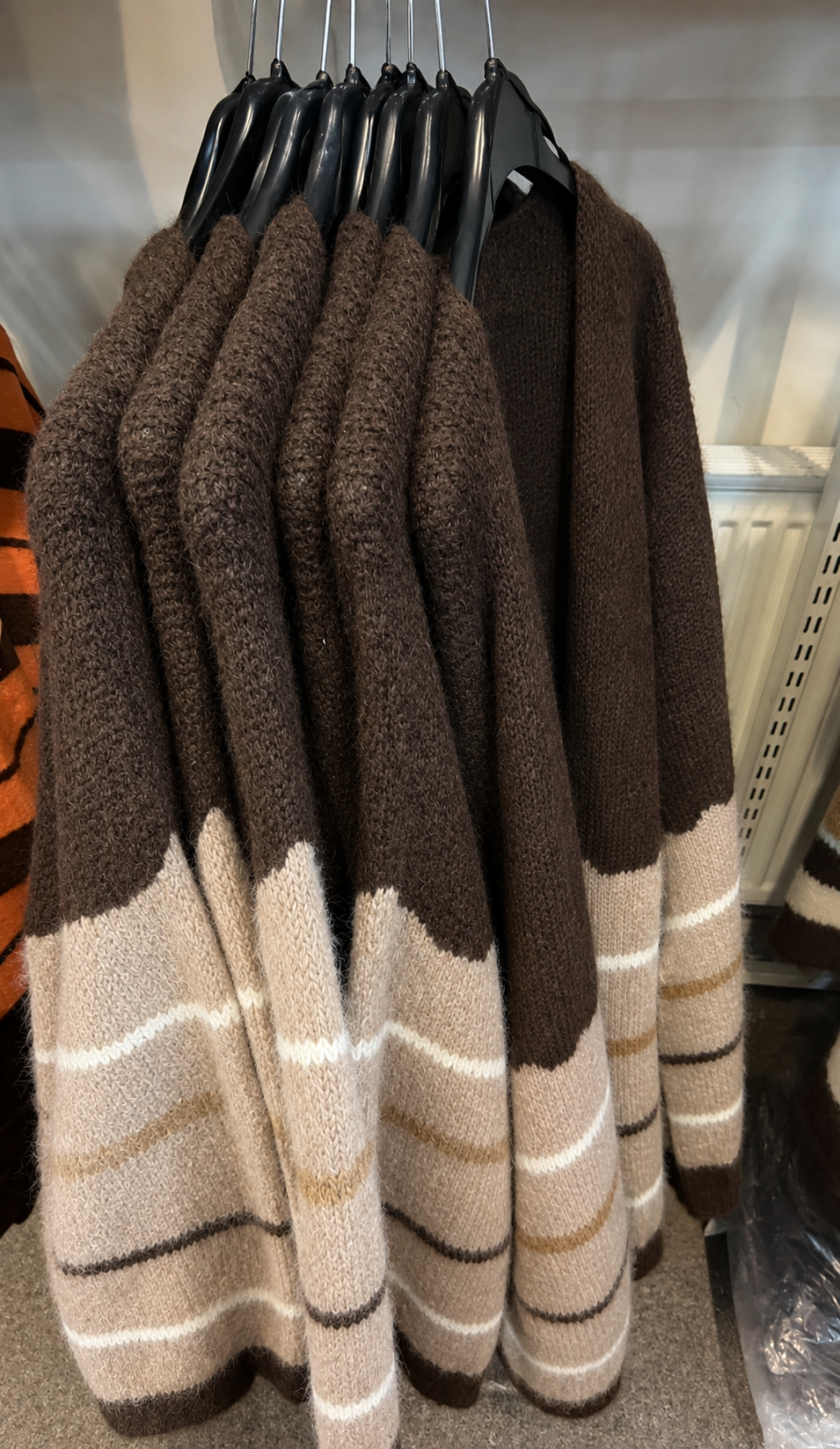 Saffron Stripe Knit Cosy Cardigan