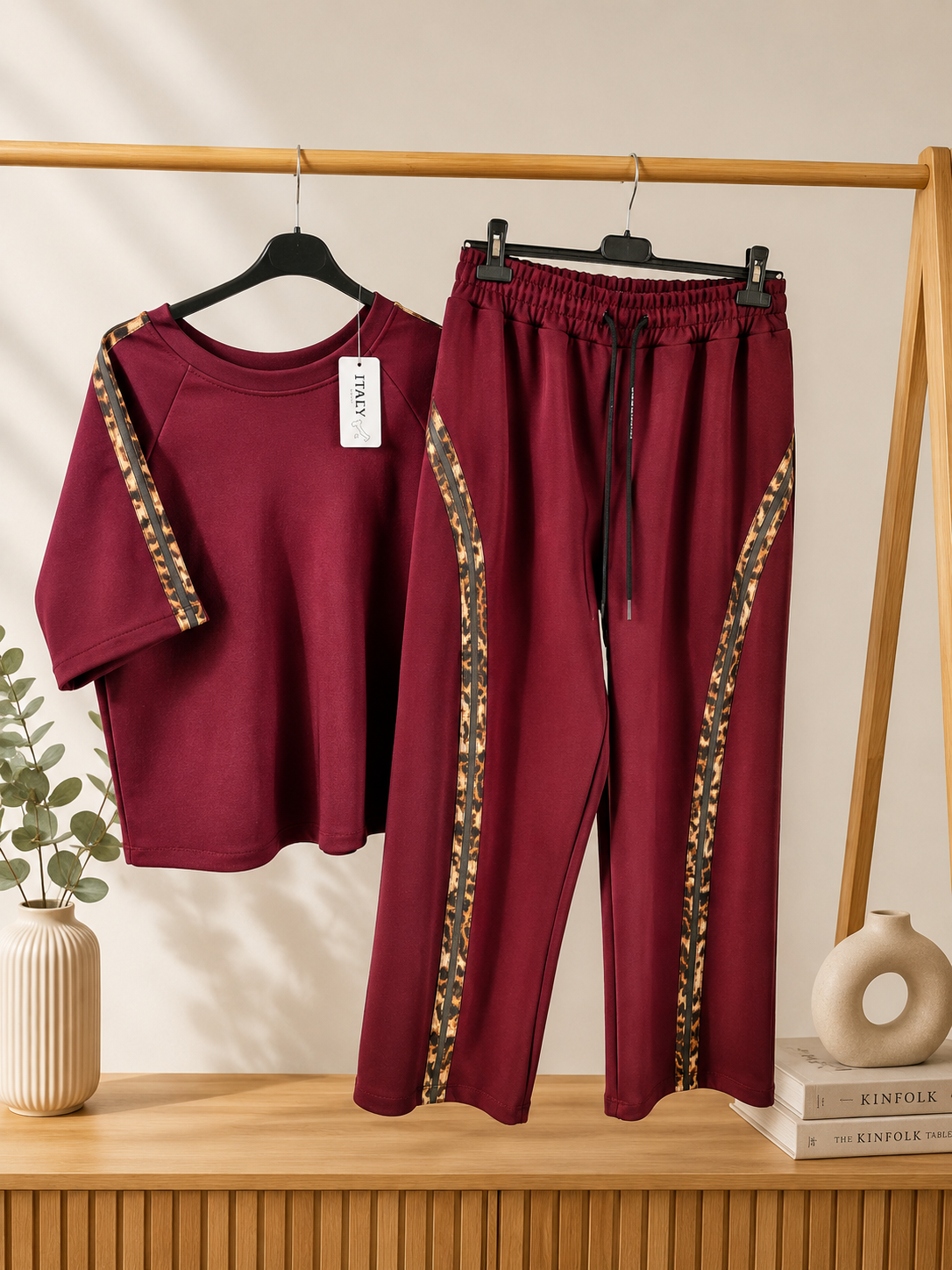 Nina  Leopard stripe Co-ord