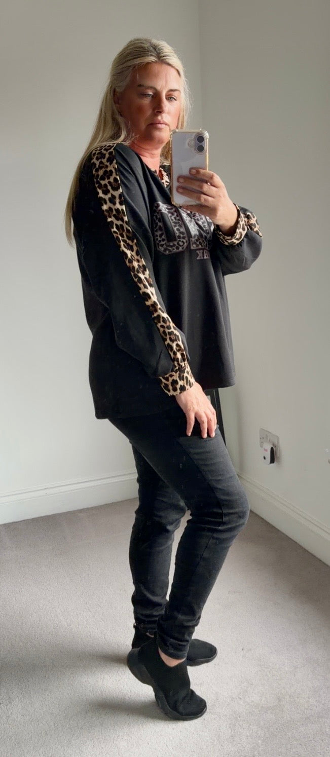 Ruby Solo Leopard Jumper