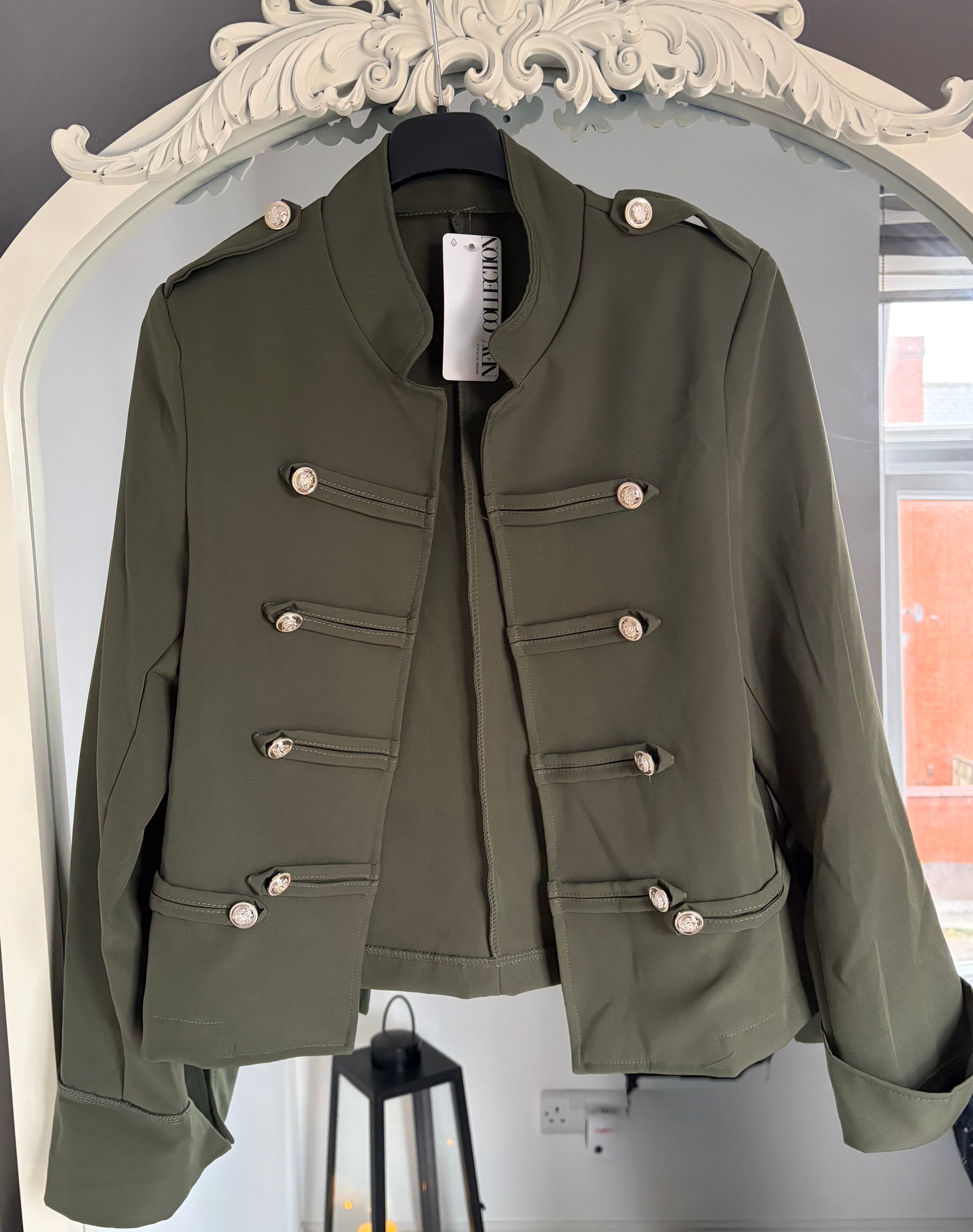 Military Crop Blazer