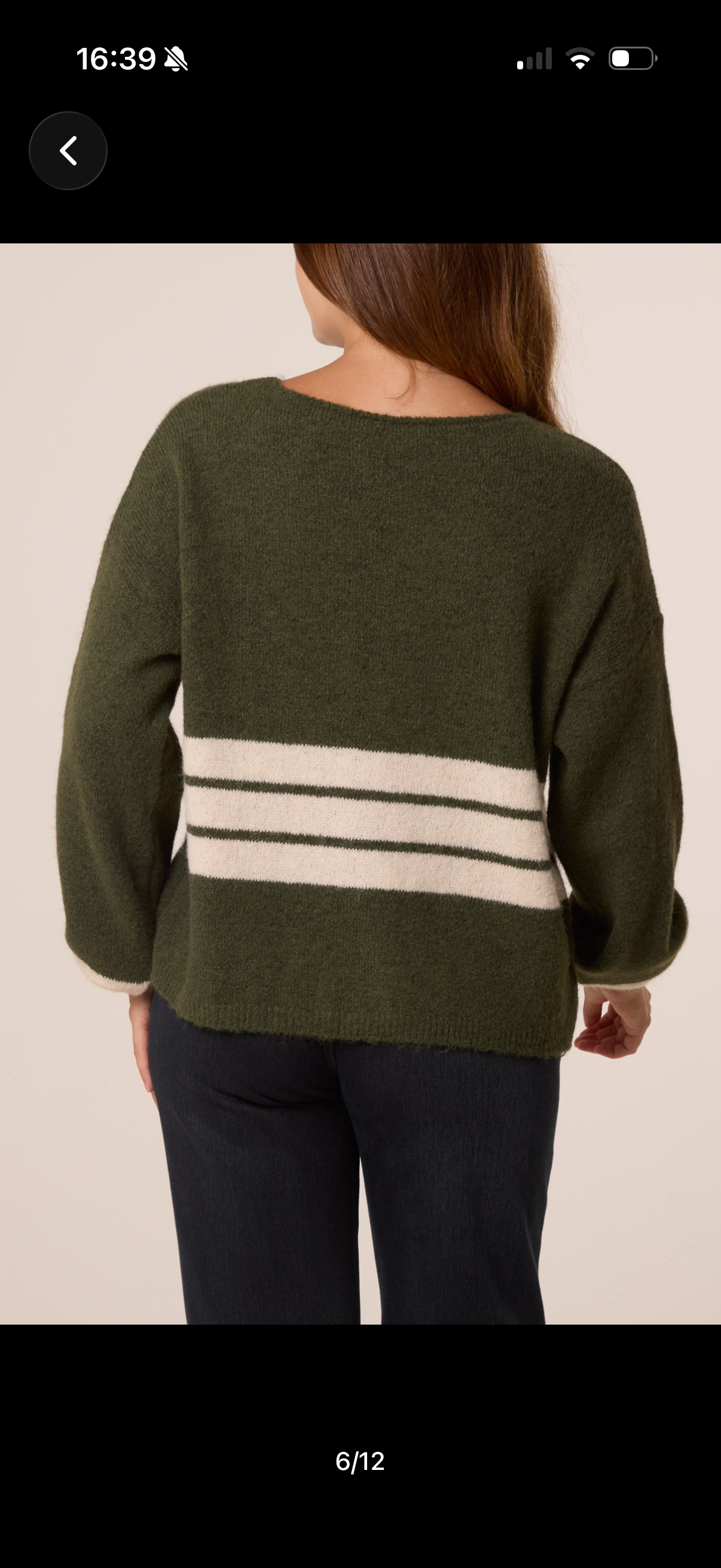 Aria stripped round neck jumper
