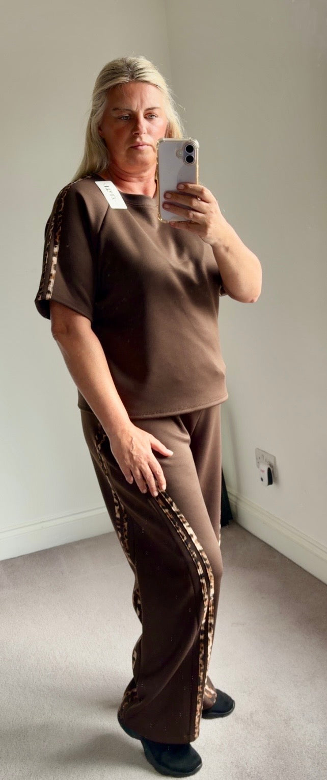 Nina  Leopard stripe Co-ord