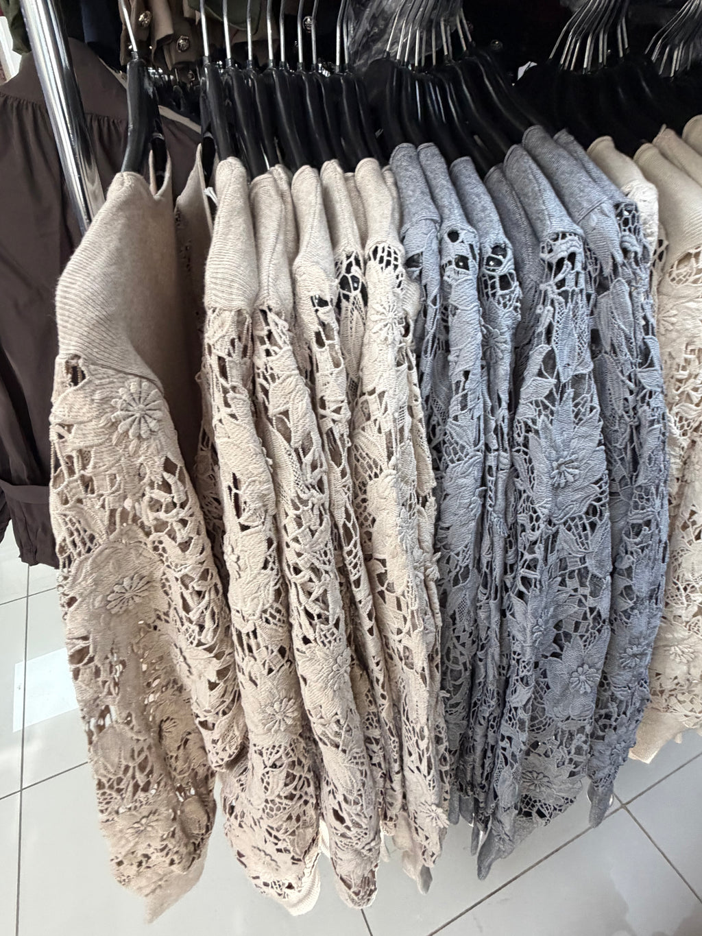 Selina Lace Sleeved Jumper