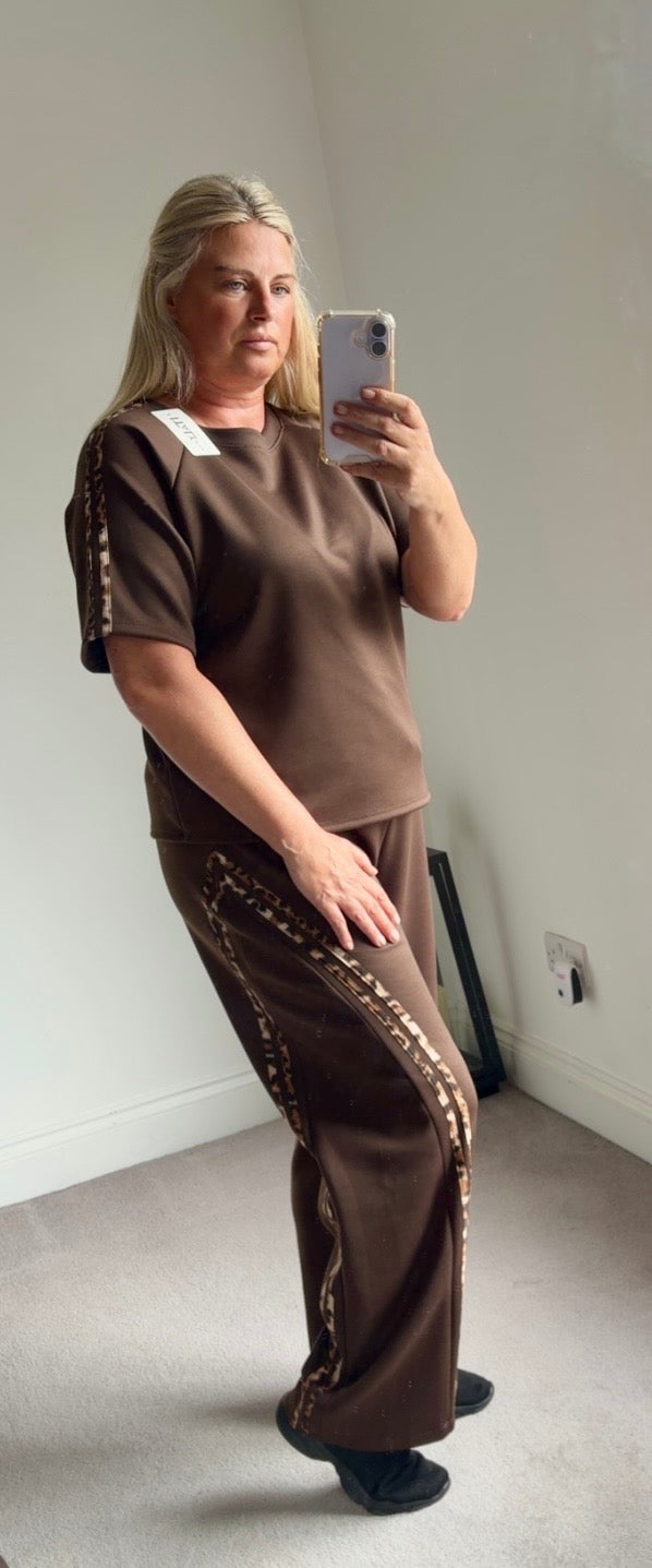 Nina  Leopard stripe Co-ord