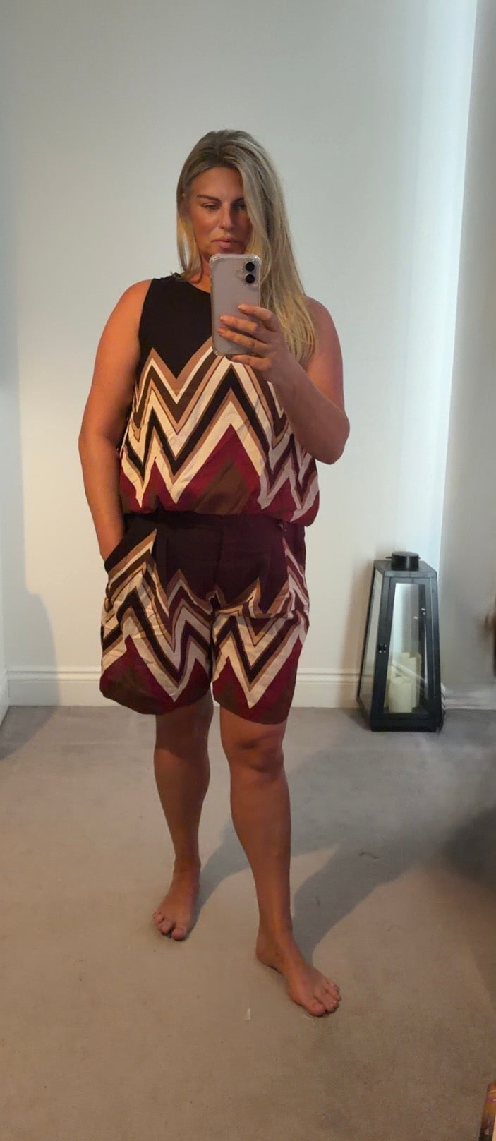 Vanessa Top And Belted Shorts