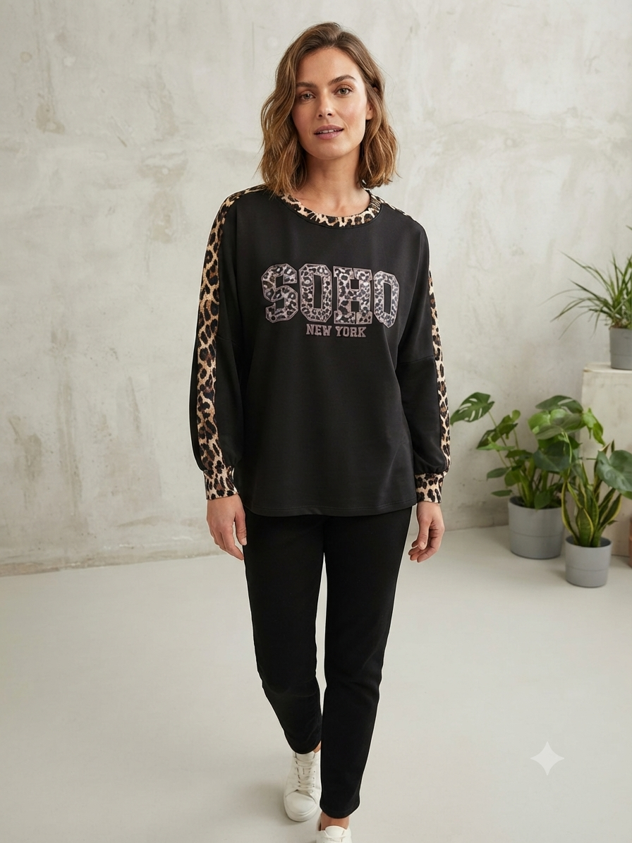 Ruby Solo Leopard Jumper
