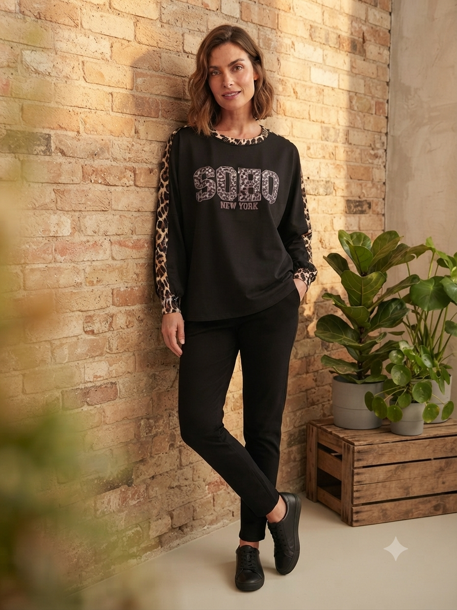 Ruby Solo Leopard Jumper