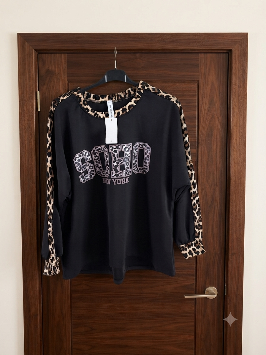 Ruby Solo Leopard Jumper