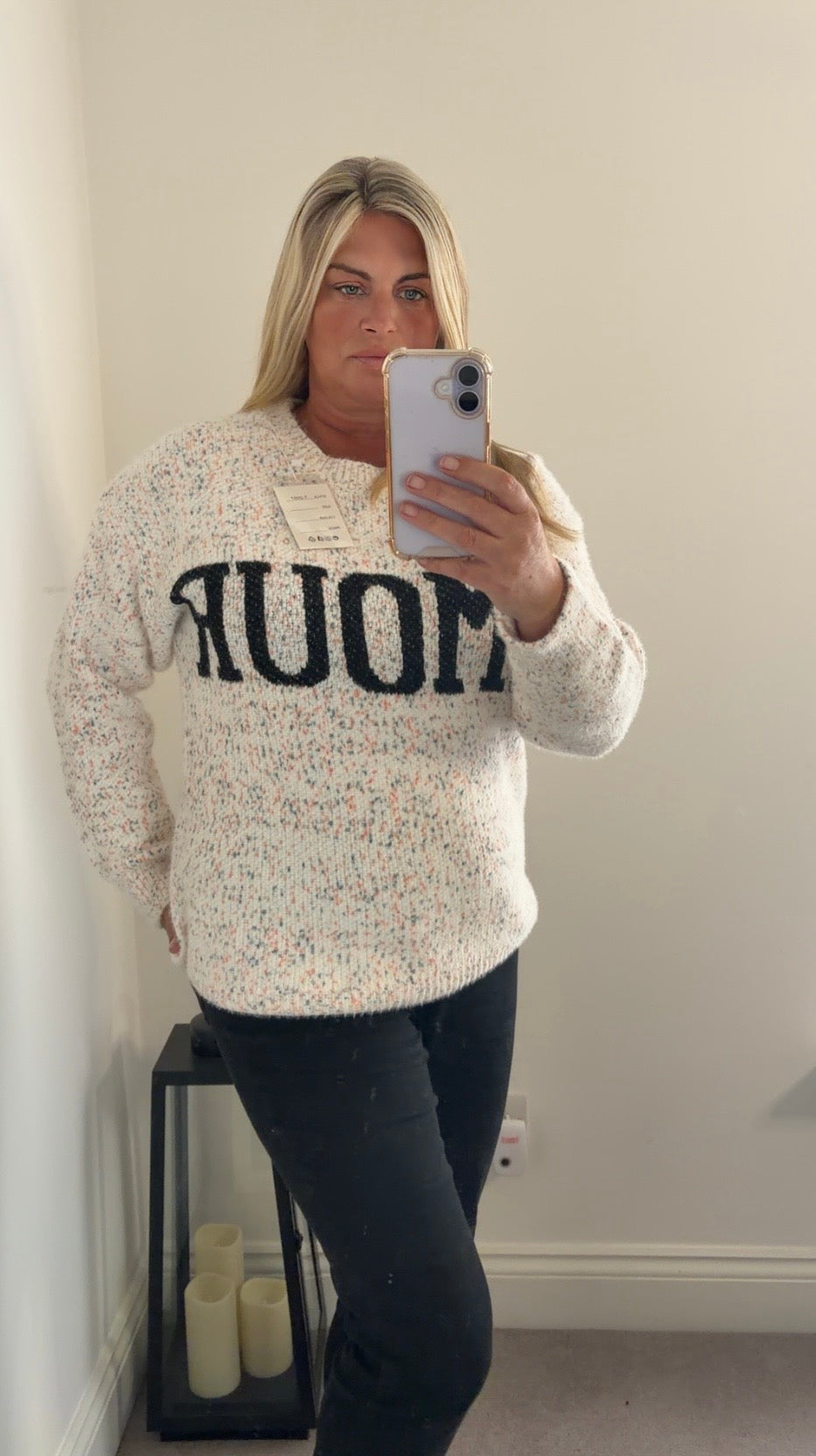 Amour Speckled jumper