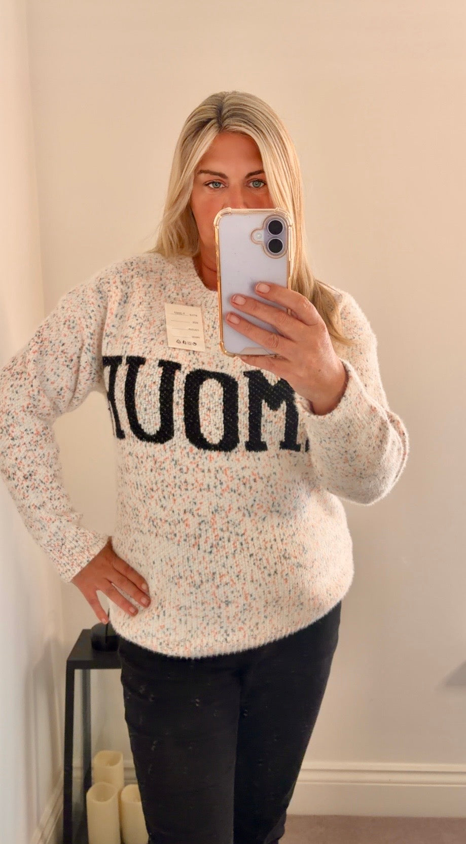 Amour Speckled jumper