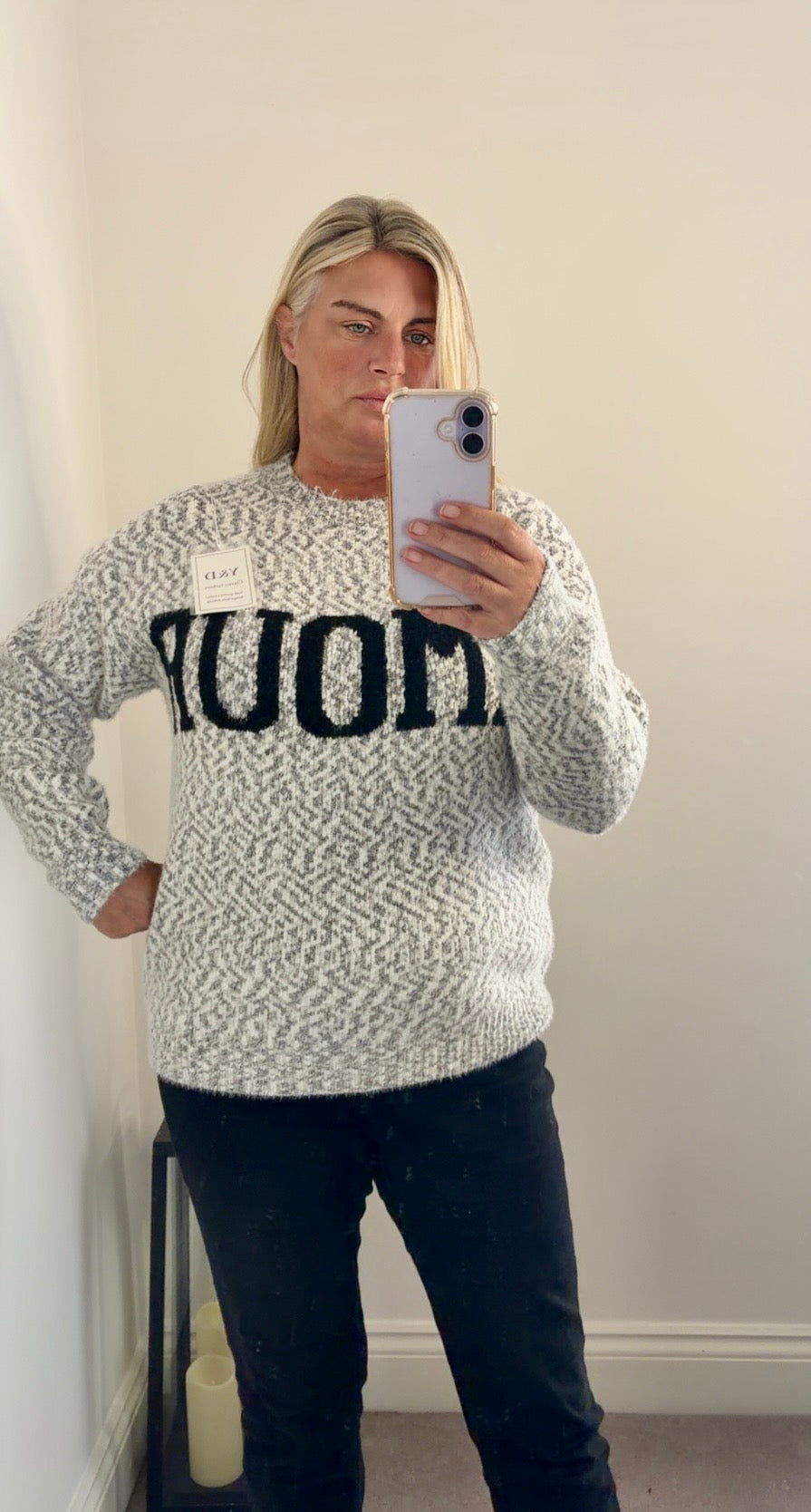 Amour Speckled jumper